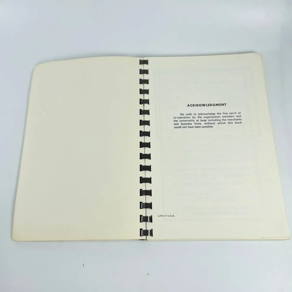 Cherished Recipes Open Door Mission Omaha Nebraska Vintage Cookbook